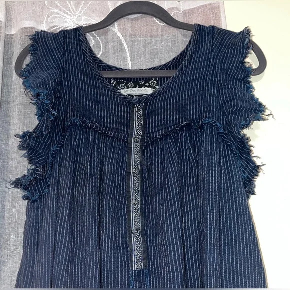 We the Free Spring/Summer blue flowy dress - Picture 4 of 4